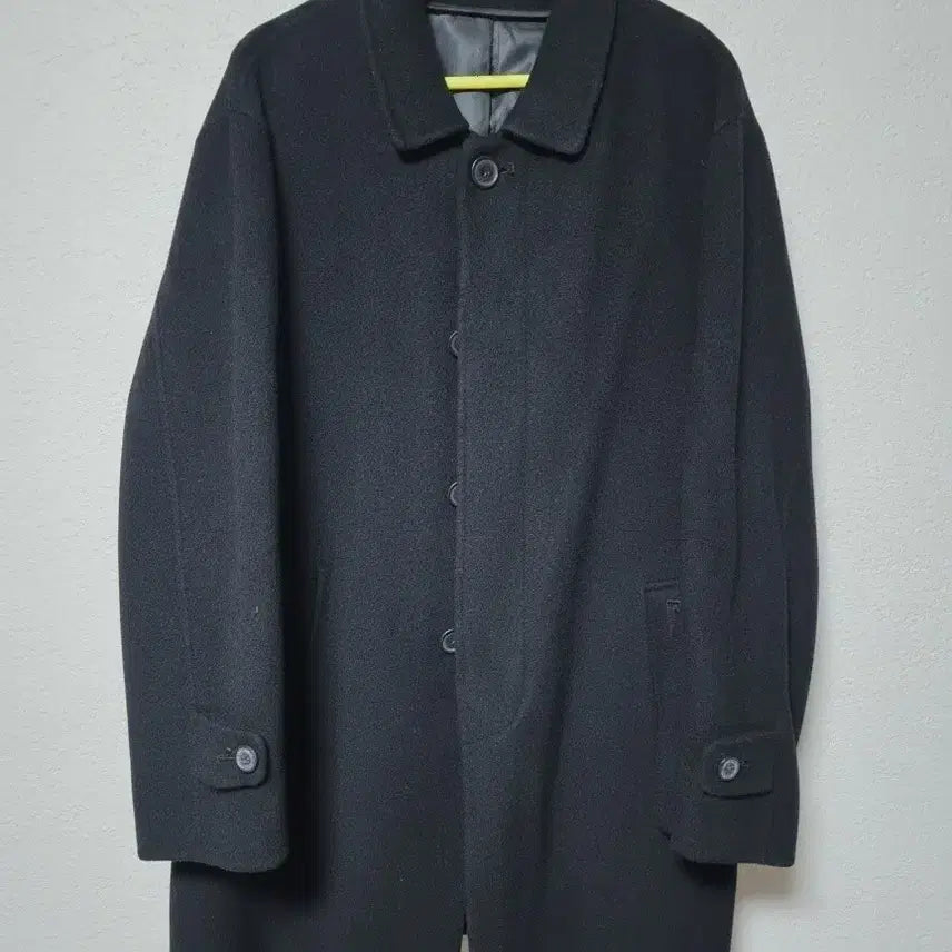 [BUNJANG] Handmade Half Coat - Black / 핸드메이드 하프코트- 블랙