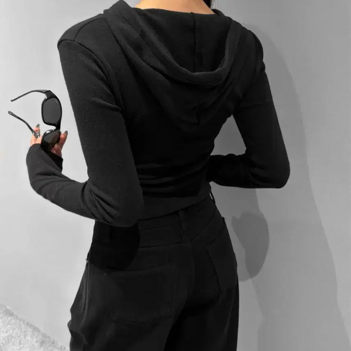 [BUNJANG] Hoodie Ivory / 기모 후드 티셔츠