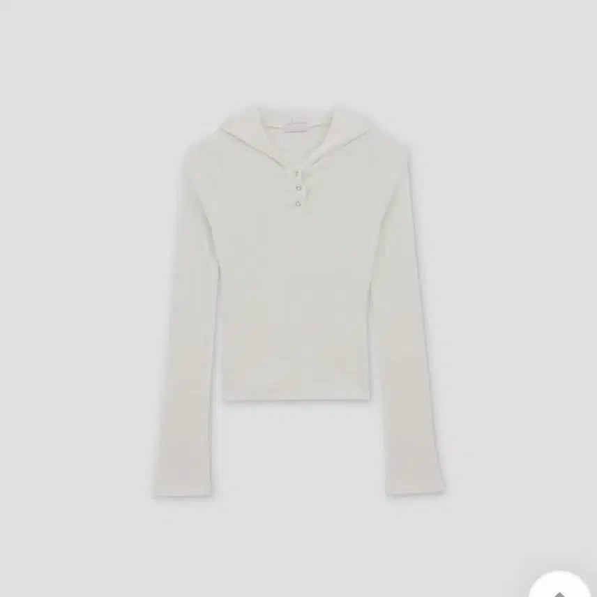 [BUNJANG] Hoodie Ivory / 기모 후드 티셔츠