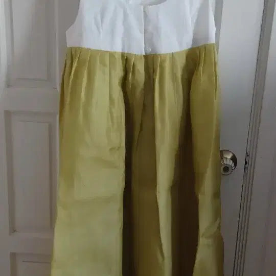 [BUNJANG] Hanbok Set - Pink & Mustard / 여성 한복 치마 저고리 세트