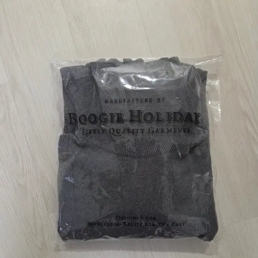 [BUNJANG] Boogie Holiday Turtleneck Sweater Gray M / 부기홀리데이 터틀넥 스웨터 그레이 M