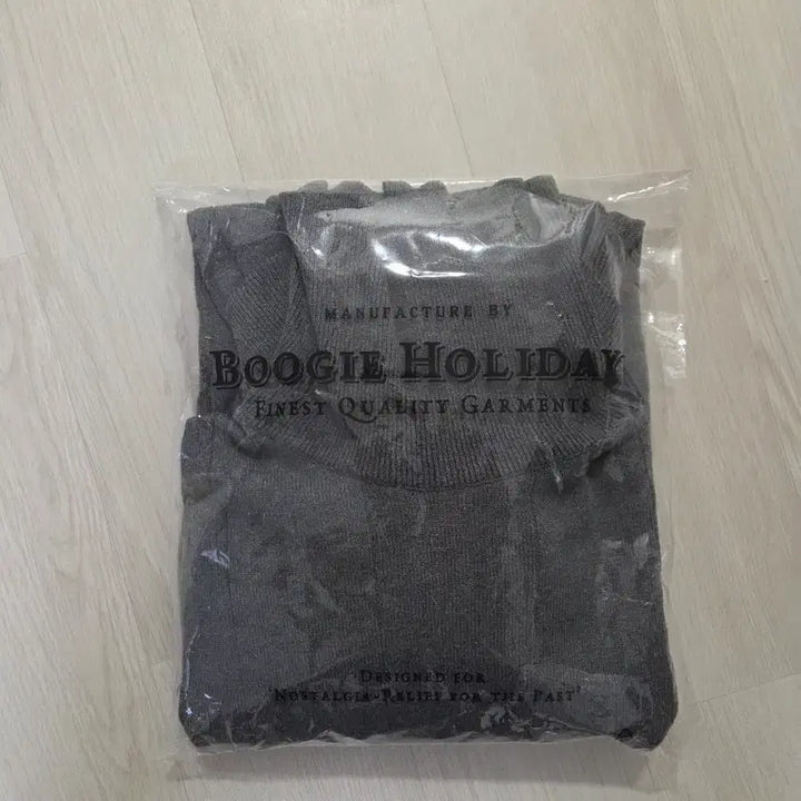 [BUNJANG] Boogie Holiday Turtleneck Sweater Gray M / 부기홀리데이 터틀넥 스웨터 그레이 M