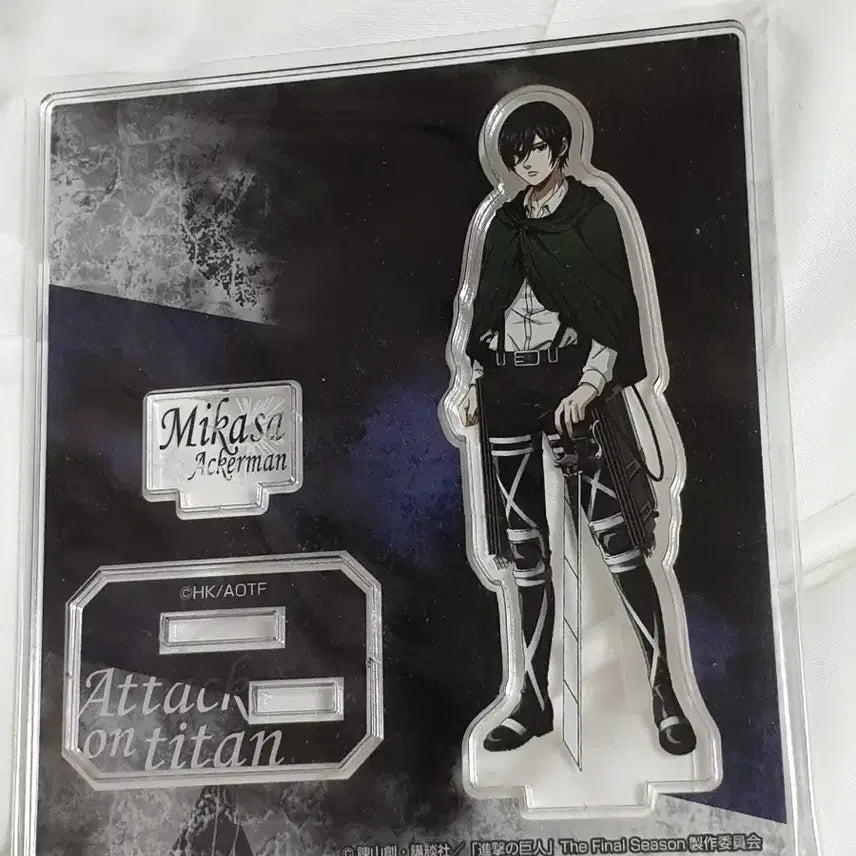 [BUNJANG] Attack on Titan Mikasa Acrylic Stand / 진격의 거인 미카사 아크릴 스탠드 진격거 에렌 아르민 피규어