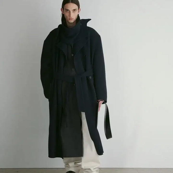 [BUNJANG] RECTO Couse Coat Navy Size 2 / 렉토 쿠세 코트 네이비 2사이즈