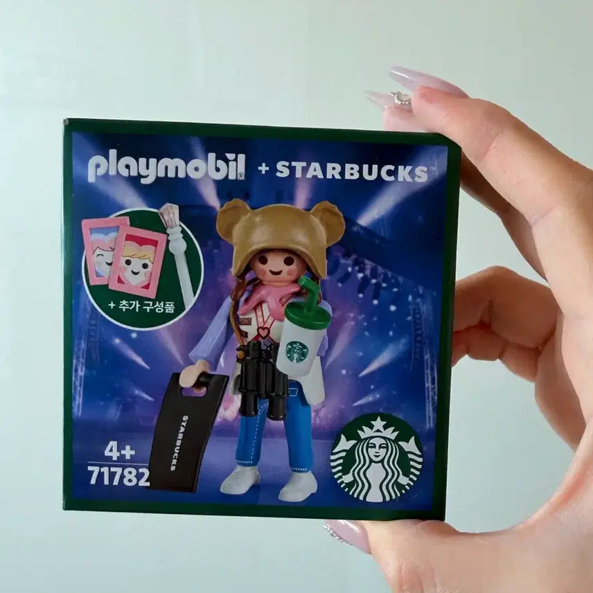 [BUNJANG] Playmobil Nina Starbucks Figure / 플레이모빌 스타벅스 피규어 71782니나