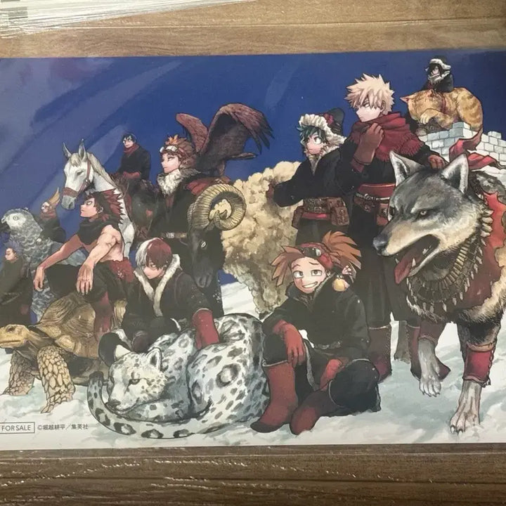 [BUNJANG] My Hero Academia Nahia Ten Figures Postcard / 히로아카 나히아 십걸 엽서