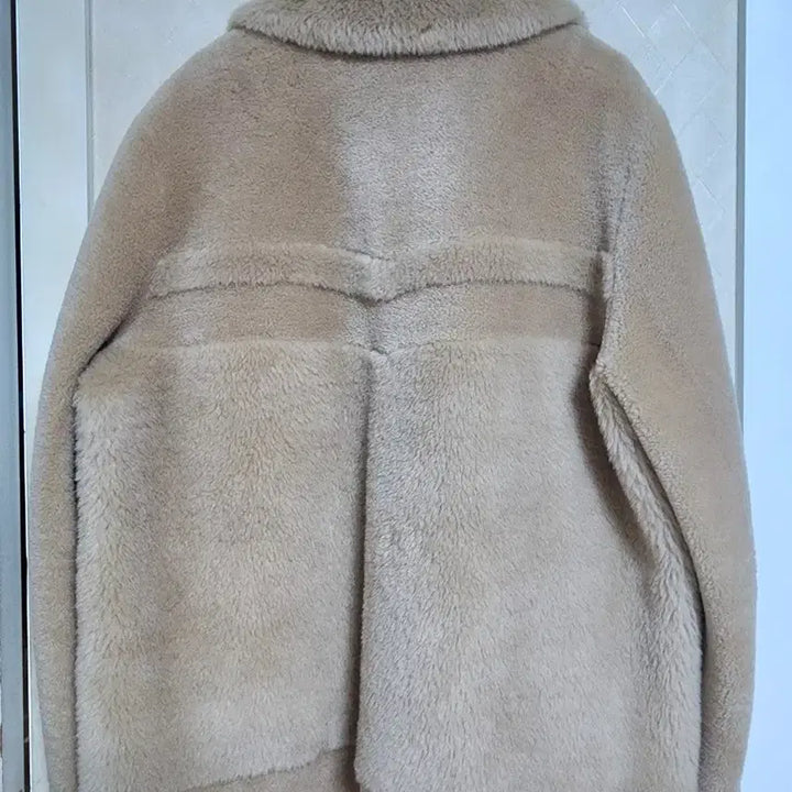 [BUNJANG] Si Sheepskin Mouton Jacket / Si 양모100% 무스탕 뽀글이점퍼 55, 66