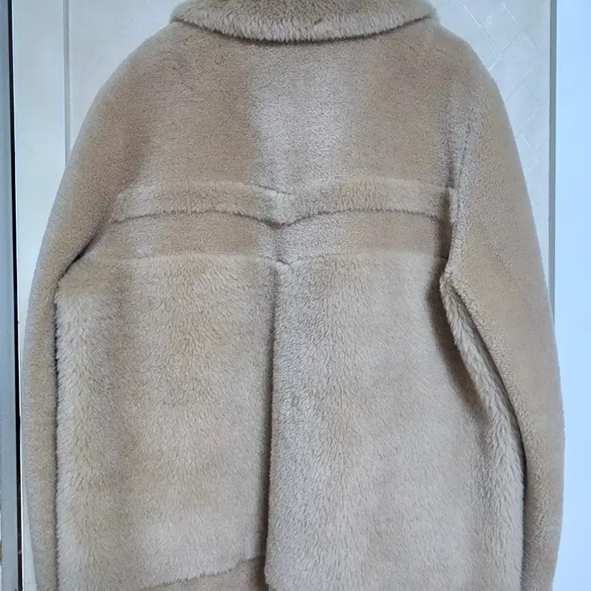[BUNJANG] Si Sheepskin Mouton Jacket / Si 양모100% 무스탕 뽀글이점퍼 55, 66