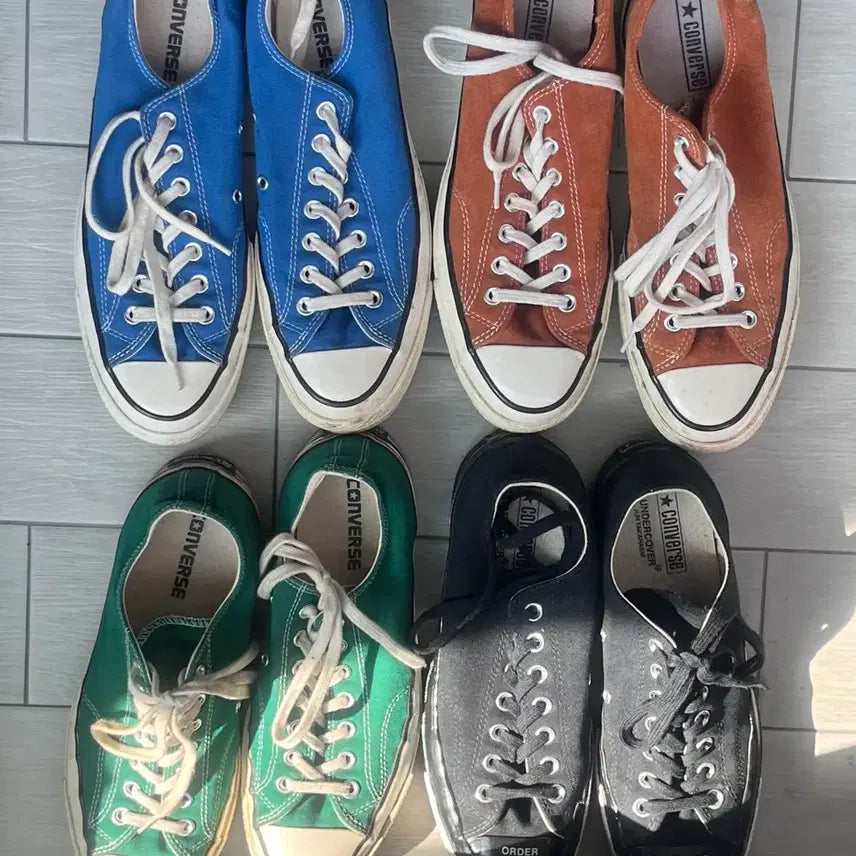 [BUNJANG] Converse 1970s Chuck Taylor (Set of 4) / 컨버스 1970s 척테일러 4종