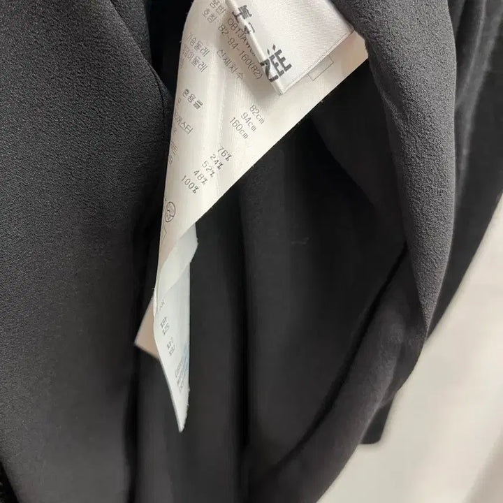 [BUNJANG] Obze Wool Black Knit Layered Maxi Dress / 오브제 울 블랙 니트 레이어드 맥시 드레스 원피스 82-94-160