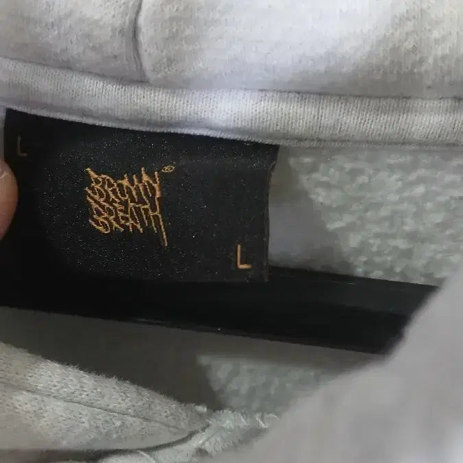 [BUNJANG] Brownbreath Hoodie L Size / 브라운브레스 후드티 L사이즈 스트링줄없음 사용감 뒷판 보풀로저렴