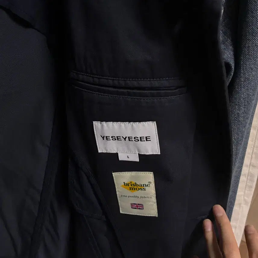 [BUNJANG] YESEYESEE Rommer Jacket Navy L Size / 예스아이씨 로머 재킷 네이비 YES757 L사이즈