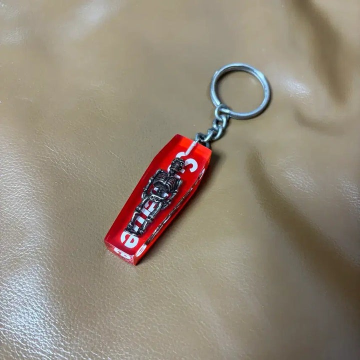 [BUNJANG] Supreme Skeleton Keyring / 슈프림 키체인 키홀더 스켈레톤 레드 열쇠고리