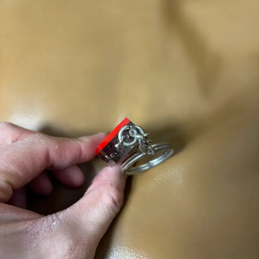 [BUNJANG] Supreme Skeleton Keyring / 슈프림 키체인 키홀더 스켈레톤 레드 열쇠고리