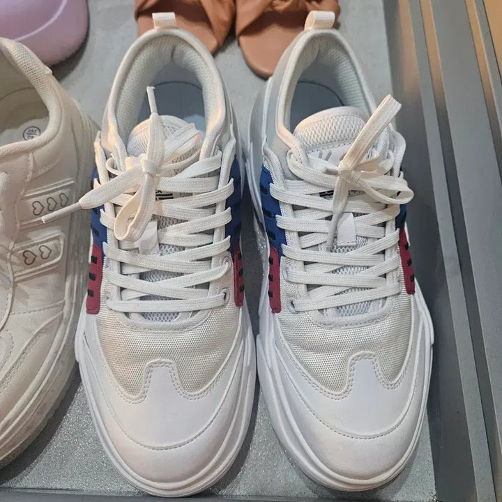 [BUNJANG] White Point Sneakers / 화이트 포인트 운동화 스니커즈