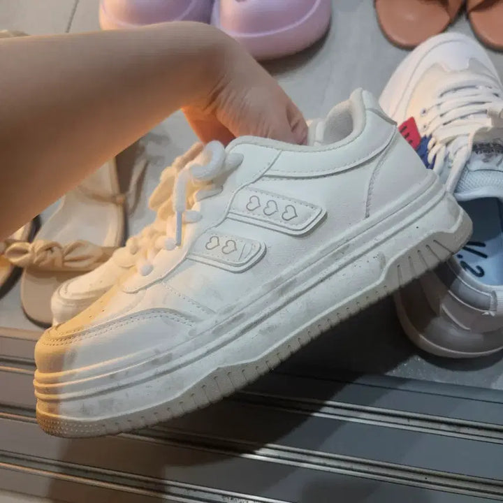 [BUNJANG] White Sneakers / 화이트 스니커즈 운동화