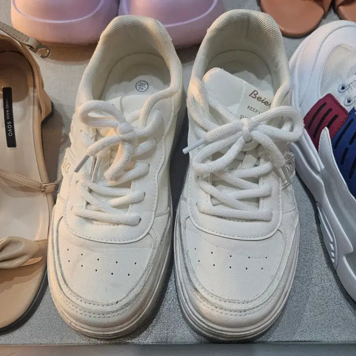 [BUNJANG] White Sneakers / 화이트 스니커즈 운동화