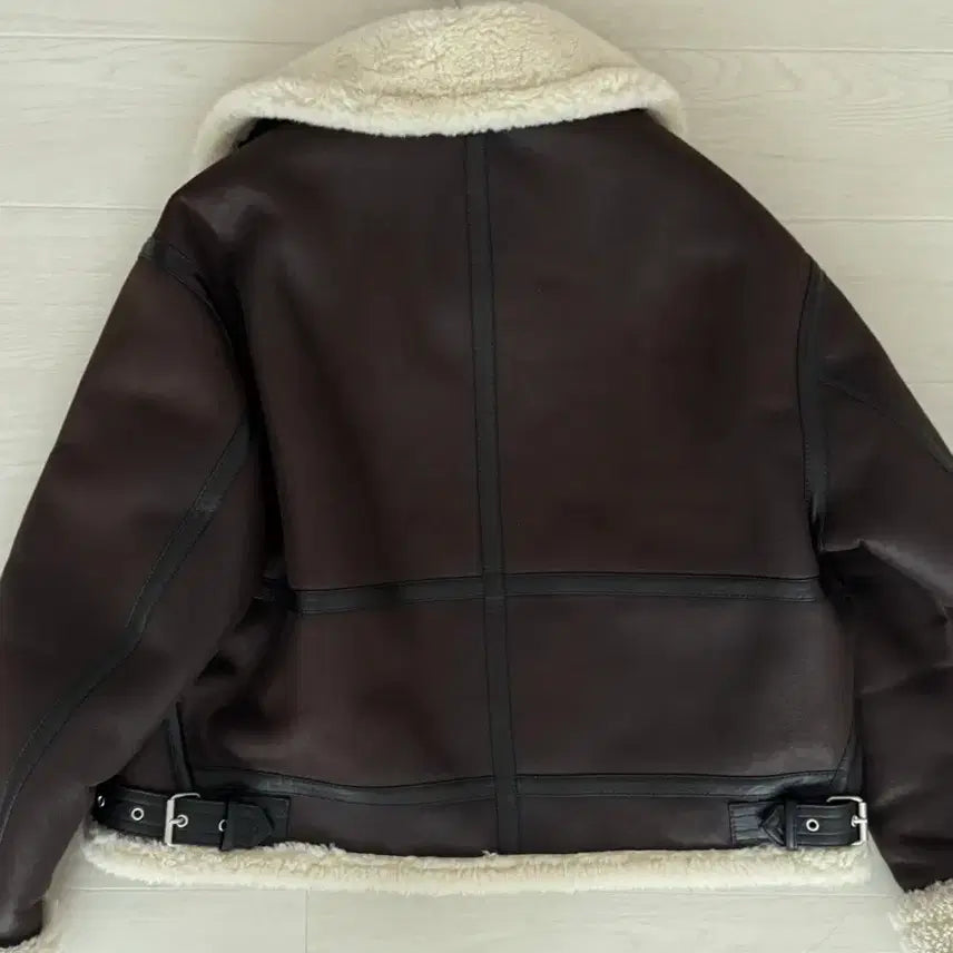 [BUNJANG] Dunst Mouton Jacket Brown XS / 던스트 무스탕 xs