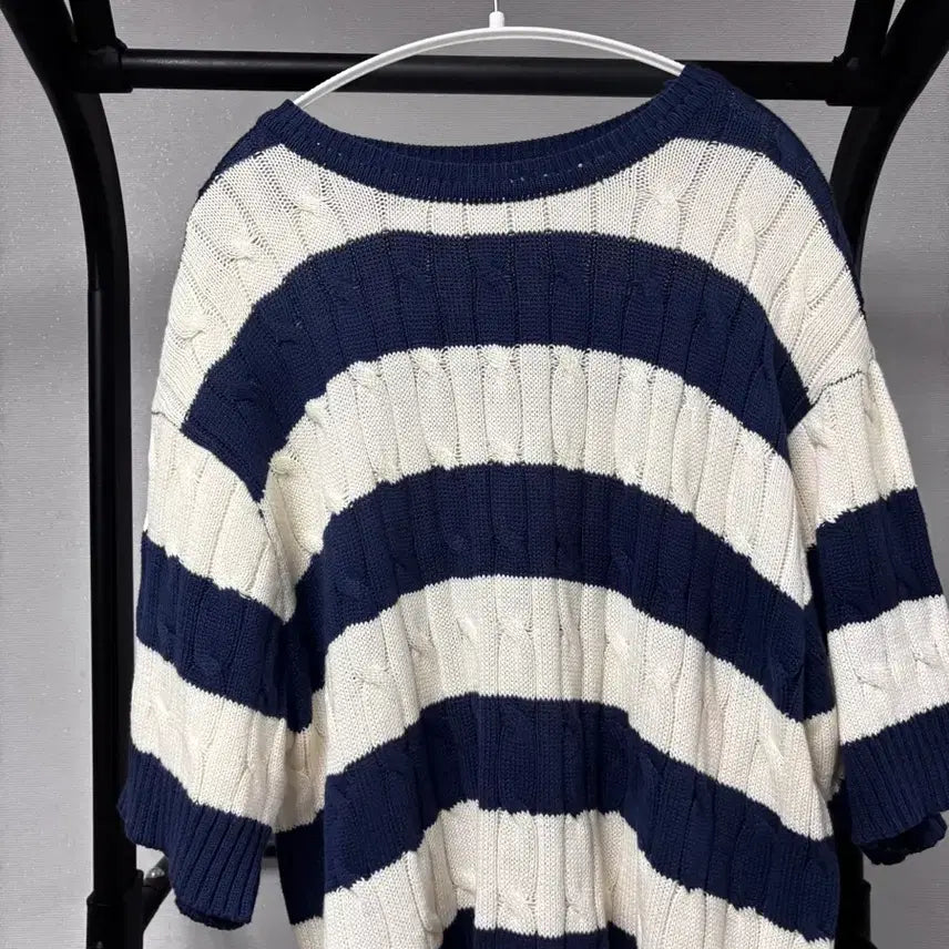 [BUNJANG] Waffle Knit Top / 와플 꽈배기 니트/와플 스트릿 반팔티