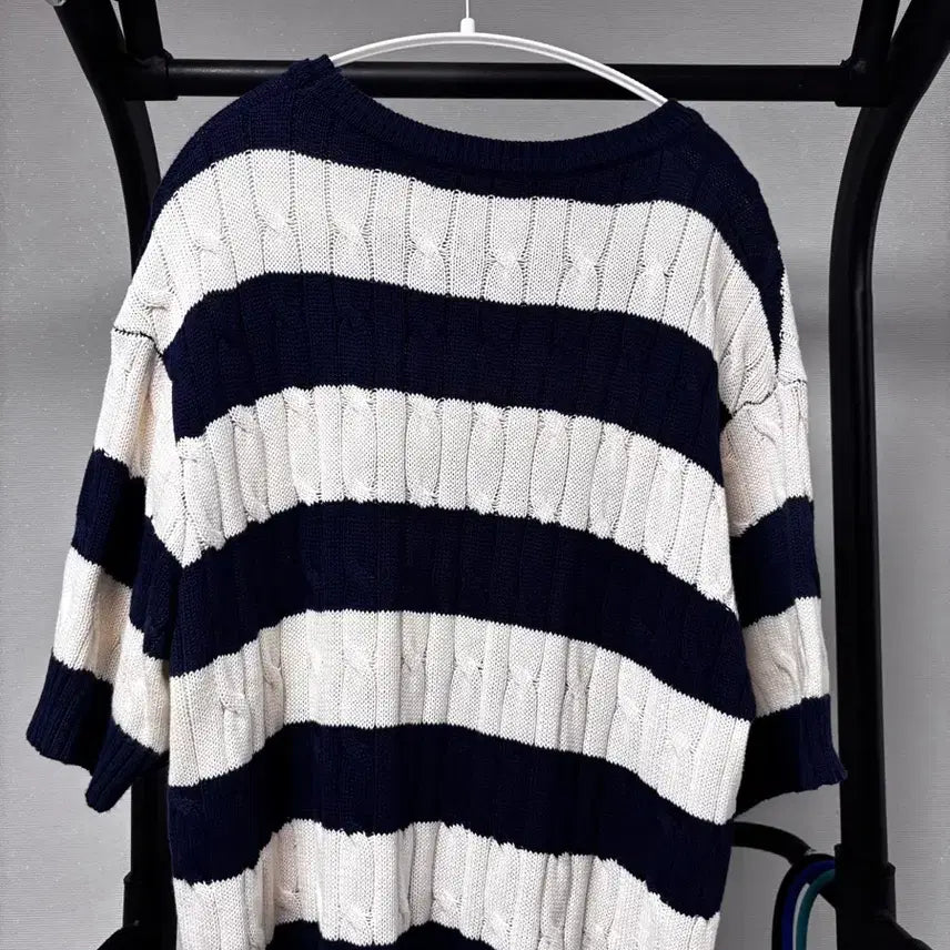 [BUNJANG] Waffle Knit Top / 와플 꽈배기 니트/와플 스트릿 반팔티