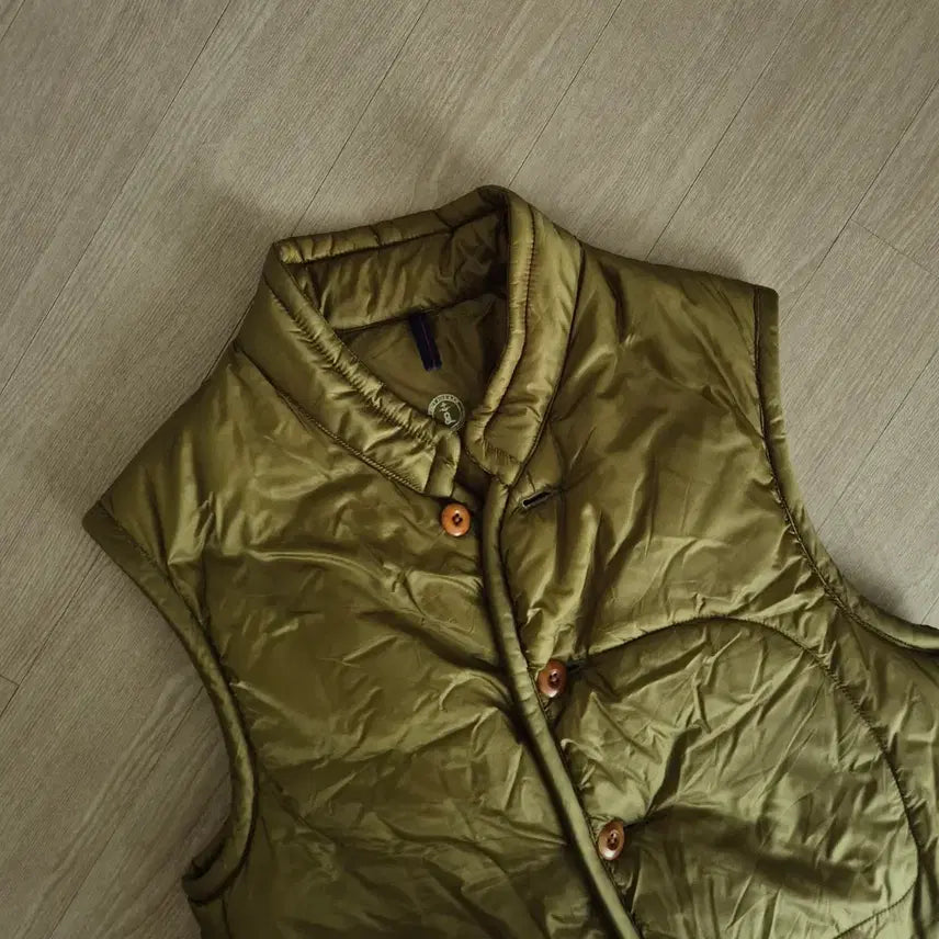 [BUNJANG] 45r Olive Padded Vest / (할인)45r 패딩베스트 올리브컬러 100사이즈감