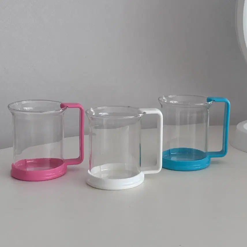 [BUNJANG] Vintage Handle Glass Cup Set / 빈티지 핸들컵 글라스 세트