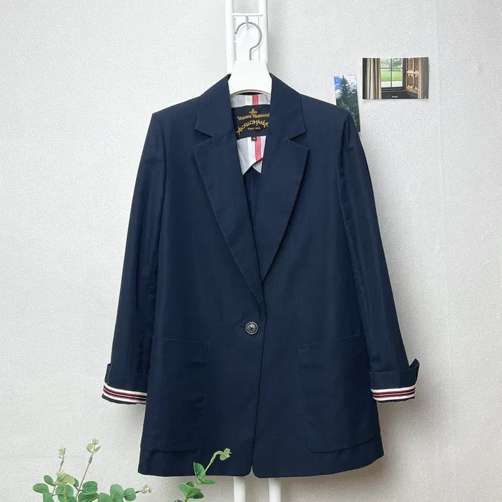 [SOLD OUT] 비비안웨스트우드 여성 코튼 린넨 자켓 38