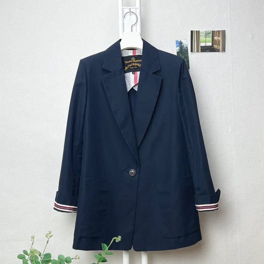 [SOLD OUT] 비비안웨스트우드 여성 코튼 린넨 자켓 38