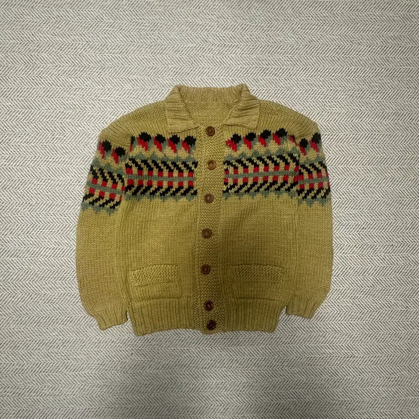 [BUNJANG] Vintage Hand Knit Jacket / VINTAGE hand knit jacket