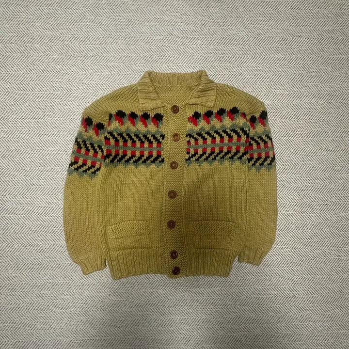[BUNJANG] Vintage Hand Knit Jacket / VINTAGE hand knit jacket