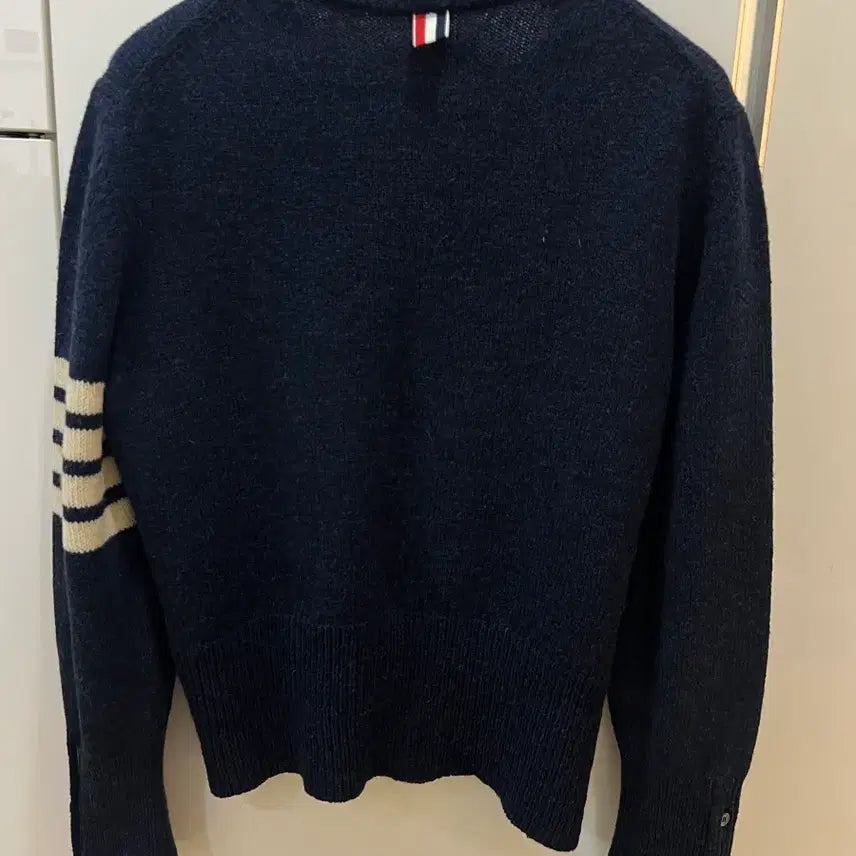 [BUNJANG] Thom Browne Navy Wool Sweater (Size 3) / 톰브라운 네이비울 스웨터 3사이즈 새상품급
