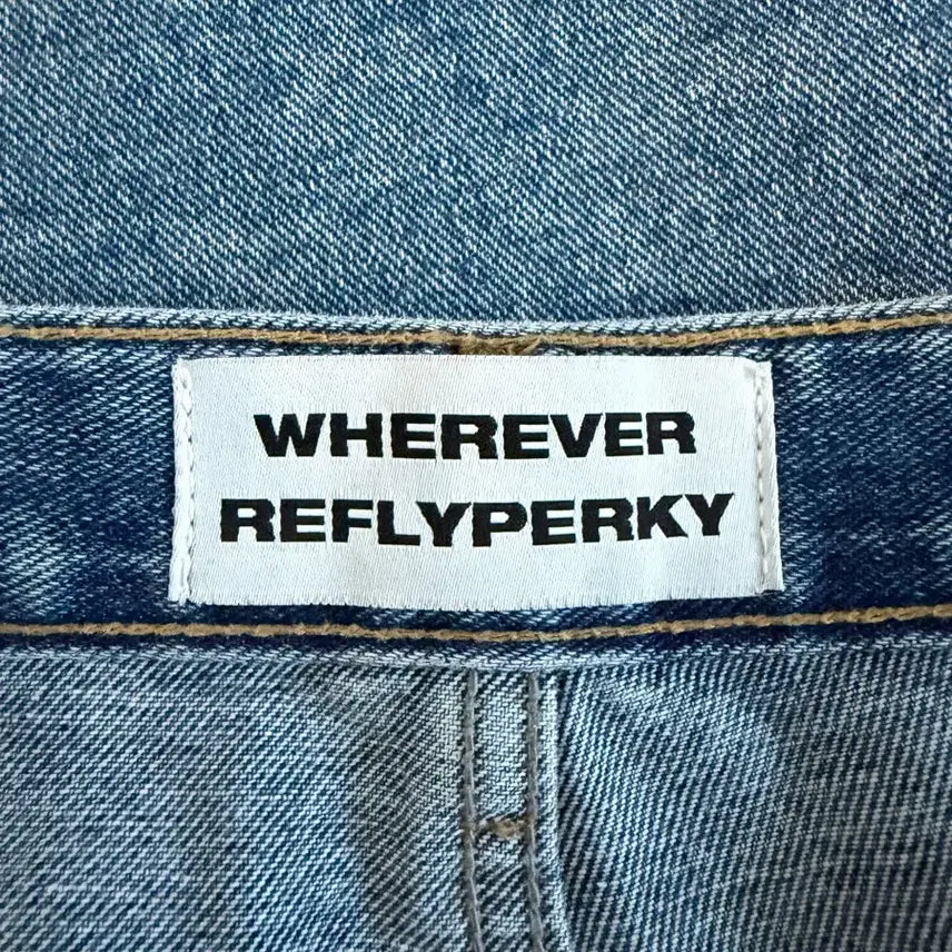 [BUNJANG] Reflyperky Wide Denim Pants 2XL / Reflyperky 와이드 데님 팬츠 2XL