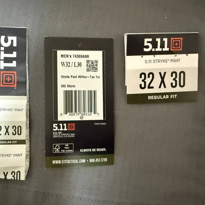 [BUNJANG] 5.11 Tactical Strike Pants (Storm) 32x30 / 511택티컬 스트라이크 바지 (스톰) 32x30 팝니다
