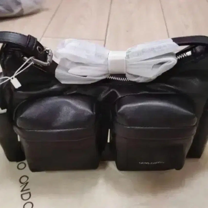 [BUNJANG] SAMO ONDOH Saddle Bag - Black Pocket Bag / SAMO ONDOH 새들백 블랙 포켓 가방