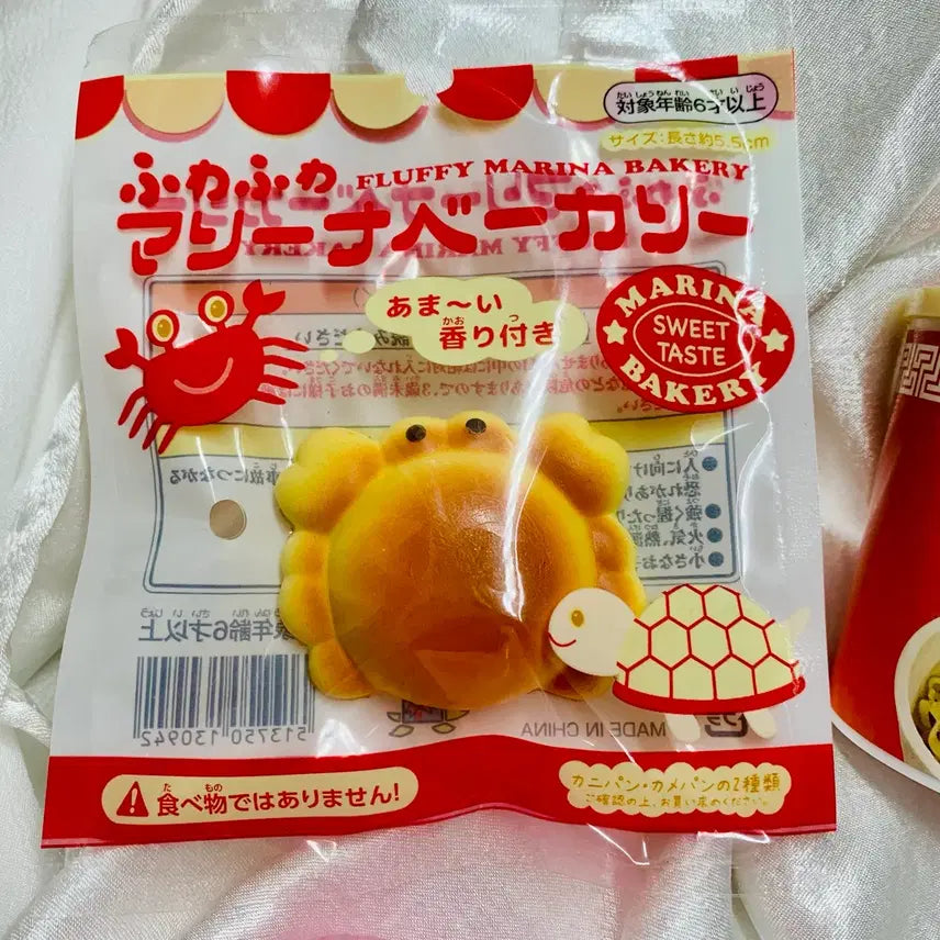 [BUNJANG] Kirby Onigiri Case &amp; Crab Squeezy Play Set / 일본 가챠 소꿉놀이 세트 커비