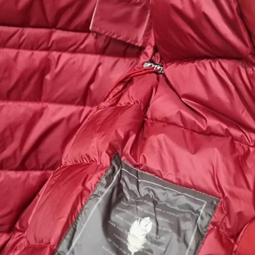[BUNJANG] DONO Women's Red Padded Coat 44 / DONO 두노 여성 레드 패딩 코트 44