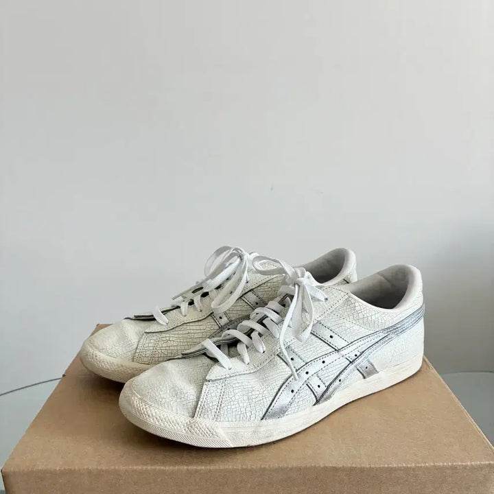 [BUNJANG] Onitsuka Tiger Fabre Silver Sneakers / 오니츠카타이거 파브레 실버 270