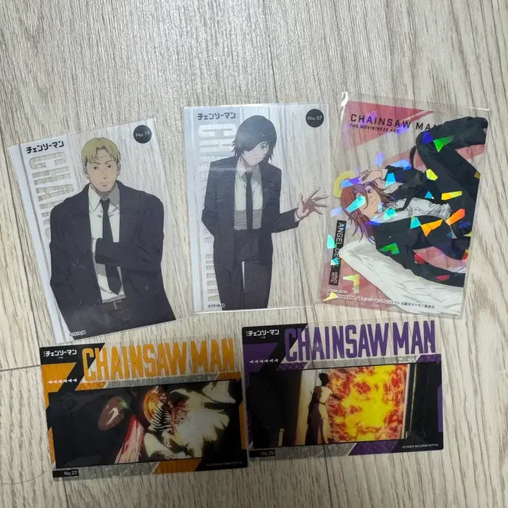 [BUNJANG] Chainsaw Man Clear Card Bundle Set / [일괄] 체인소맨 클리어 카드