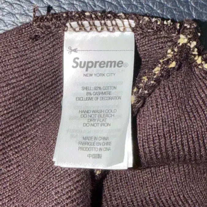 [BUNJANG] Supreme Check Pattern Beanie / 슈프림 체크 패턴 비니