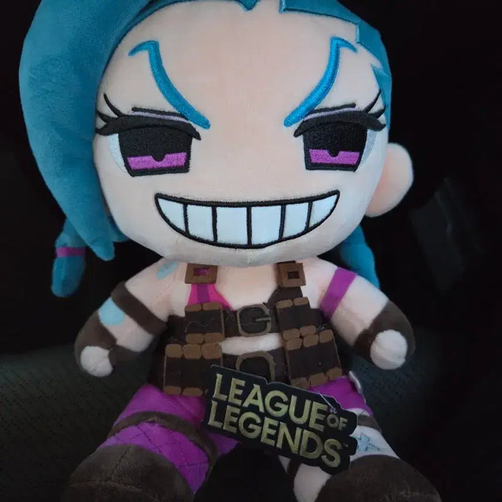 [BUNJANG] League of Legends Jinx Plush Doll / 리그오브레전드 징크스 봉제인형