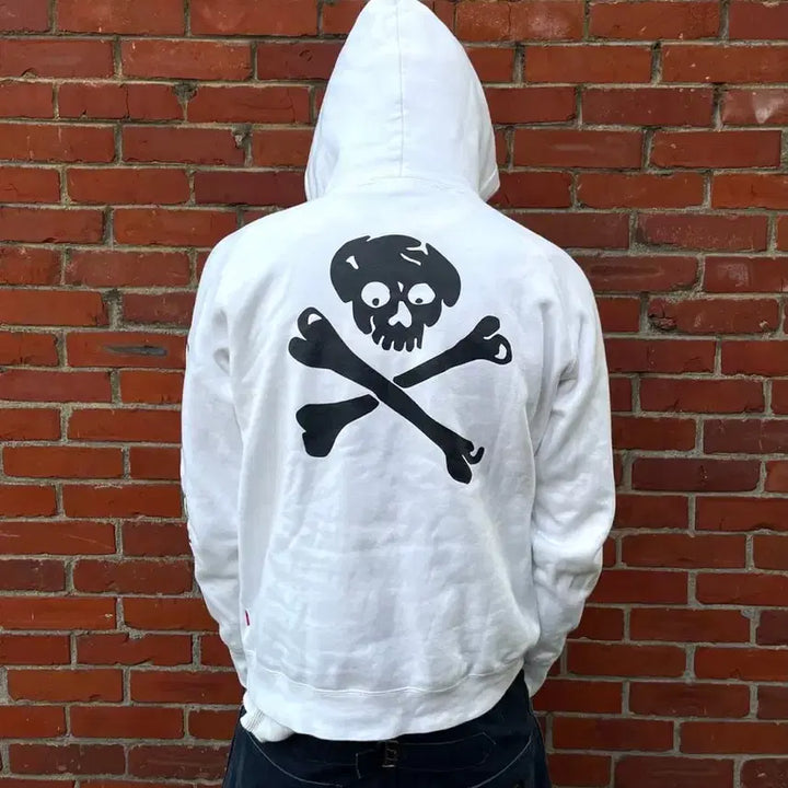 [BUNJANG] Double Step Skull Hoodie / 더블스탭 스컬 후드