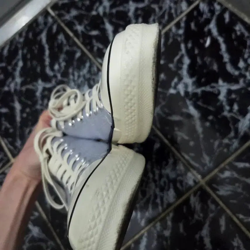 [BUNJANG] Converse Chuck 70 Vintage Canvas Low Wolf Grey Sneakers / 척 70 빈티지 캔버스 로우 울프그레이 170555C / 280+고무끈