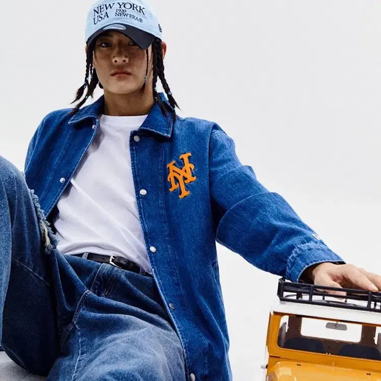 [BUNJANG] New Era Coach Jacket (L / 105) / (L사이즈)뉴에라 코치자켓(100-105)