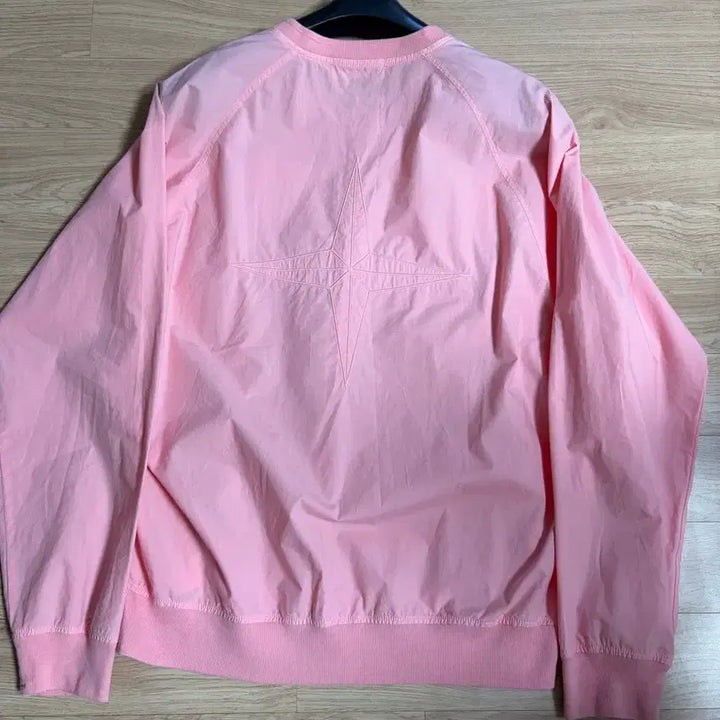 [BUNJANG] Stone Island Embroidered Logo Cotton Windbreaker Sweatshirt / 스톤아일랜드 자수 로고 코튼 바람막이 맨투맨