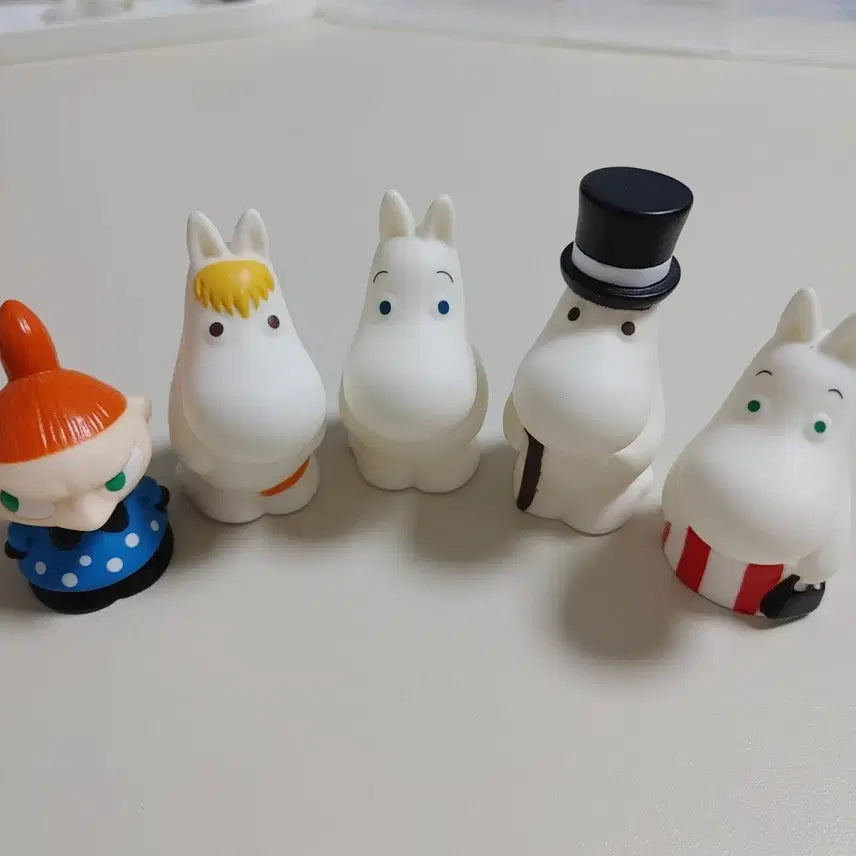 [BUNJANG] Moomin Finger Figure Bundle Set / 무민 손가락 피규어 5종 일괄