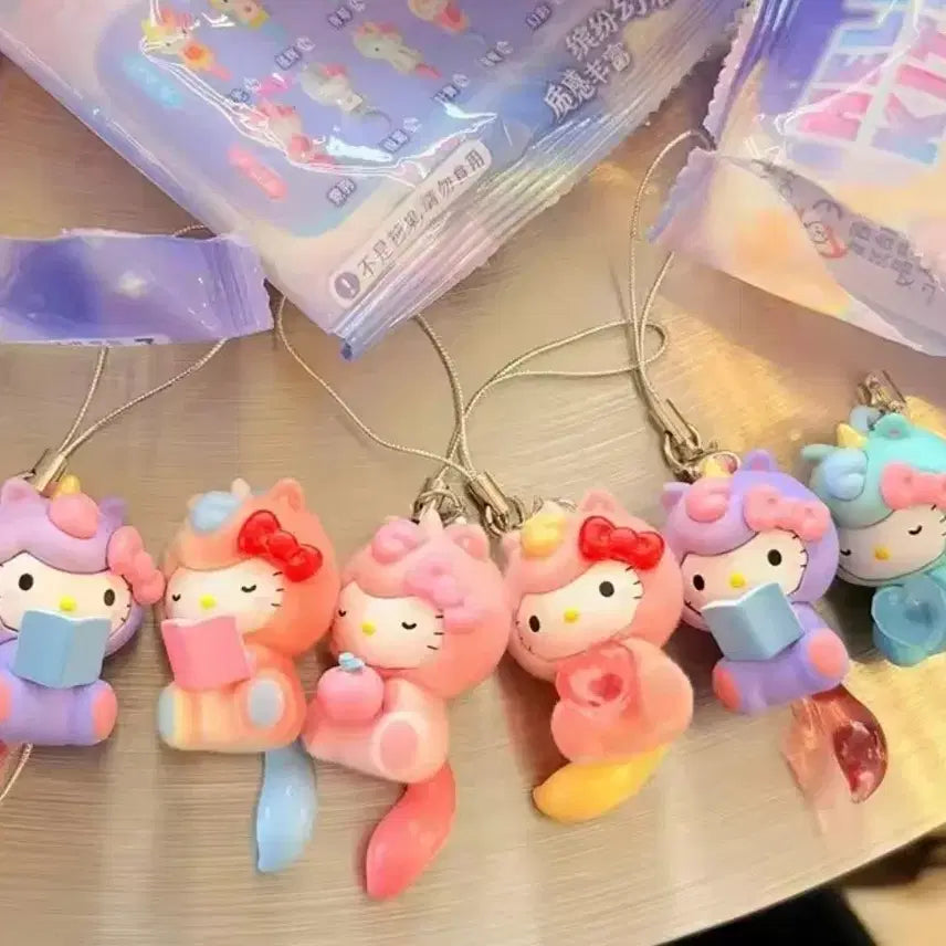 [BUNJANG] Sanrio Hello Kitty Unicorn Adventure Keyring Phone Strap / -1000원)산리오 정품 헬로키티 마스코트 유니콘 어드벤쳐 키링 폰스트랩