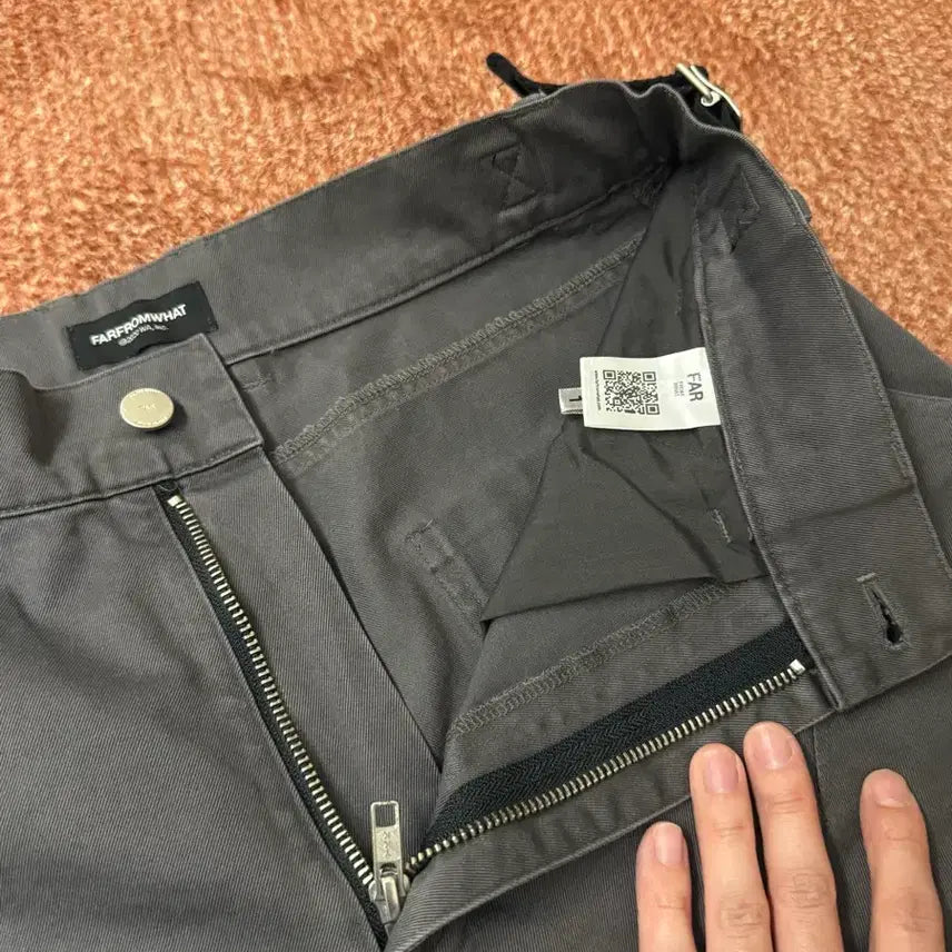 [BUNJANG] Archive Parfum What Layered Work Pants Cargo Charcoal / [1] 파아카이브 파프롬왓 레이어드 워크팬츠 카고 차콜