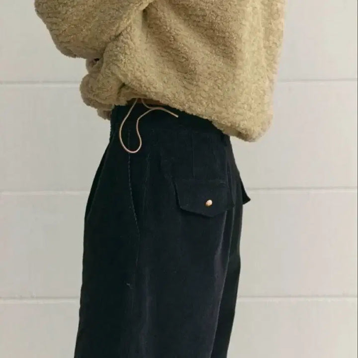 [BUNJANG] Sienne Paul Corduroy Shorts Navy Size S / 시엔느 paul 코듀로이 반바지 s