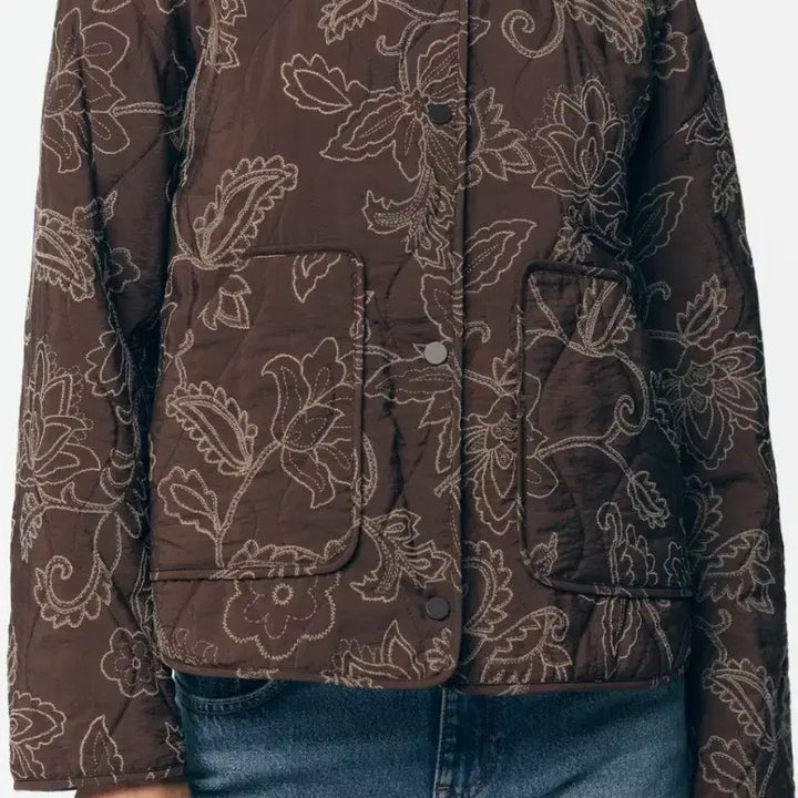 [BUNJANG] ZARA Embroidered Quilted Jumper / [새상품]자라 자수 퀼팅 점퍼