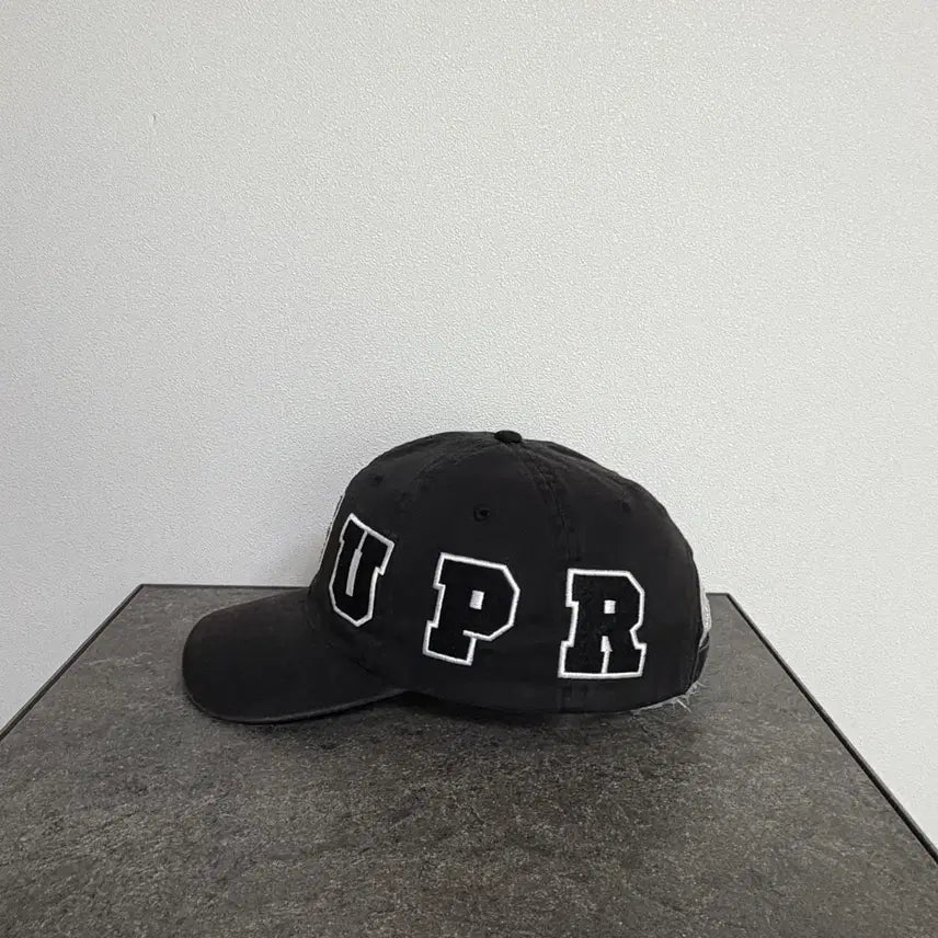 [BUNJANG] Supreme Spellout Washed Black 6-Panel Cap / (OS) 슈프림 6패널 볼캡 모자 스펠아웃 워시드 블랙